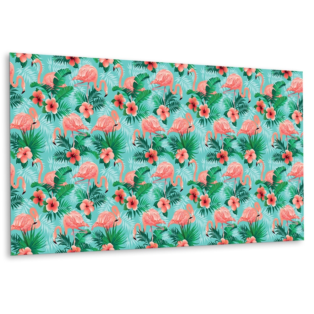 Panou decorativ cu flamingo frumos