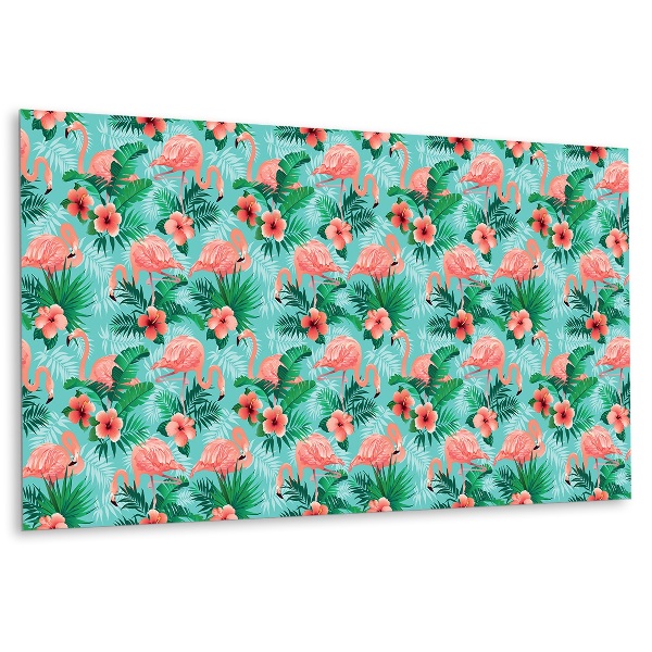 Panou decorativ cu flamingo frumos