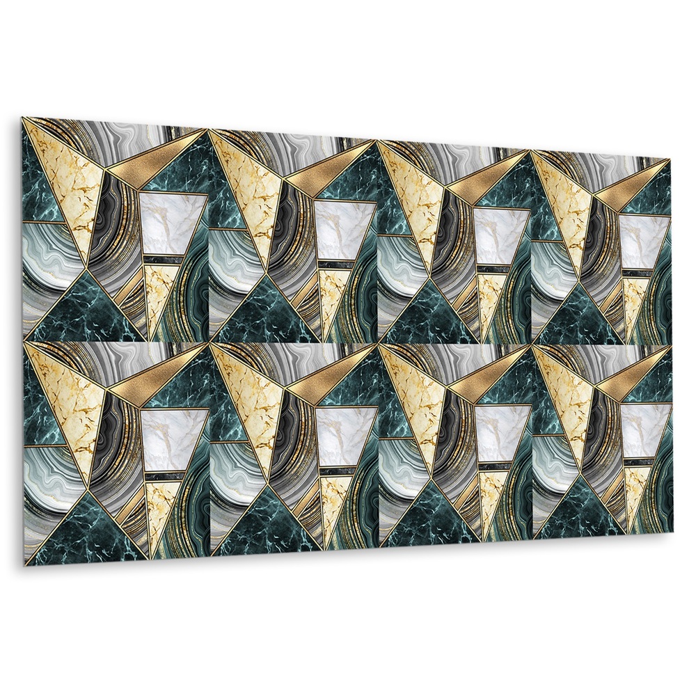 Panou decorativ bucatarie cu un motiv abstract Art Deco