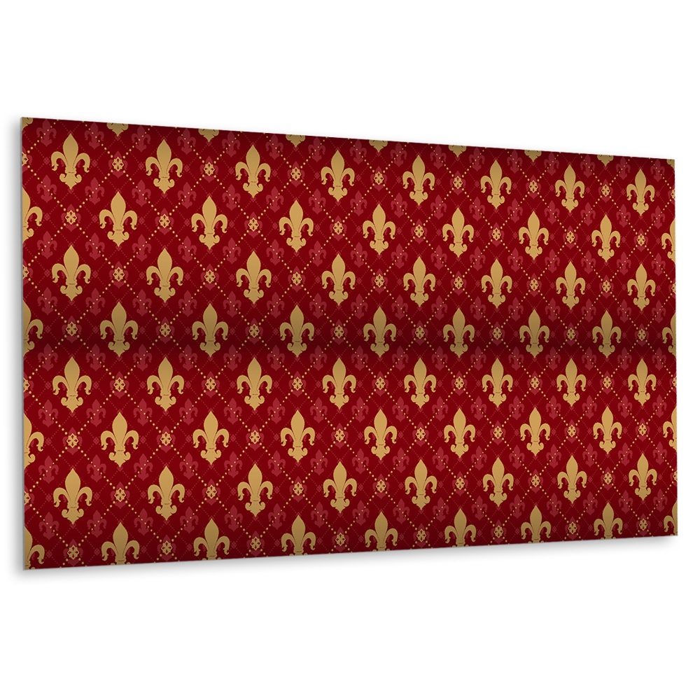 Panou de perete bucatarie Crini în stil regal