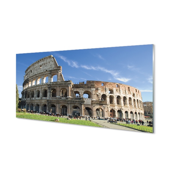 Tablou pe sticlă Roma Ruinele Colosseumului