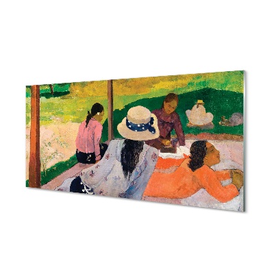 Tablou din sticlă Paul Gauguin - Siesta