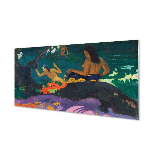 Fotografie imprimată pe sticlă Paul Gauguin - Fatata Te Miti (By The Sea)