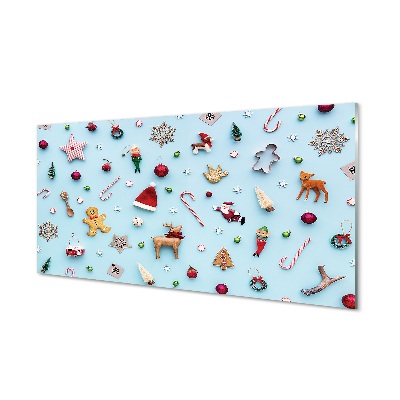 Tablou de sticlă Model De Decoratiuni De Craciun