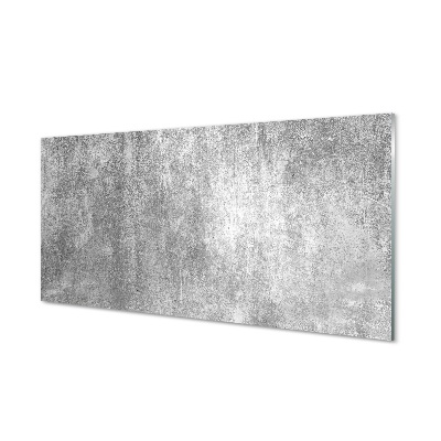 Tablou printat pe sticlă Perete De Piatră Din Ciment Gri