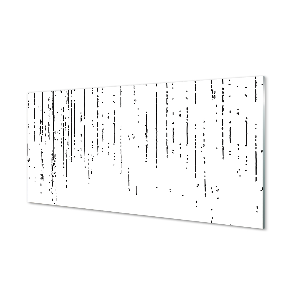 Tablou sticlă Grafică Cu Puncte Și Dungi