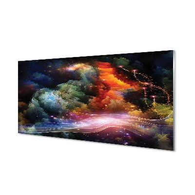 Tablou pe sticlă Modele Abstracte De Galaxie