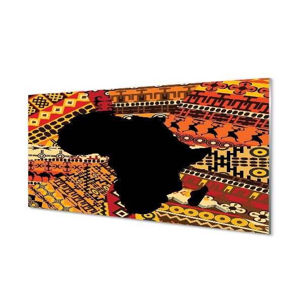 Fotografie imprimată pe sticlă Modele Continent African