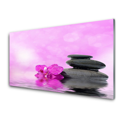 Transparenţă Fundal Cu Pietre De Orhidee Roz