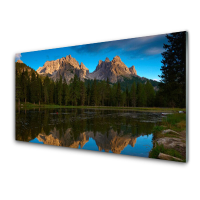 Transparenţă Peisaj Montan Și Lac