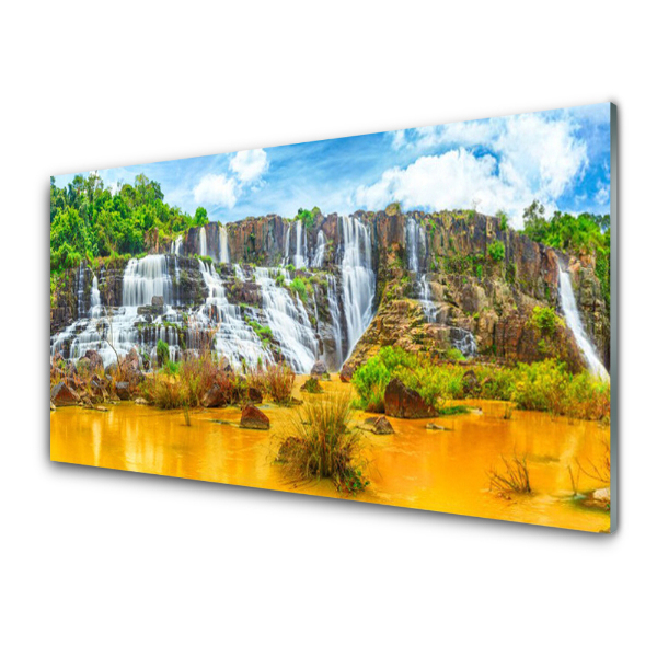 Transparenţă Cascada Și Iazul Portocaliu