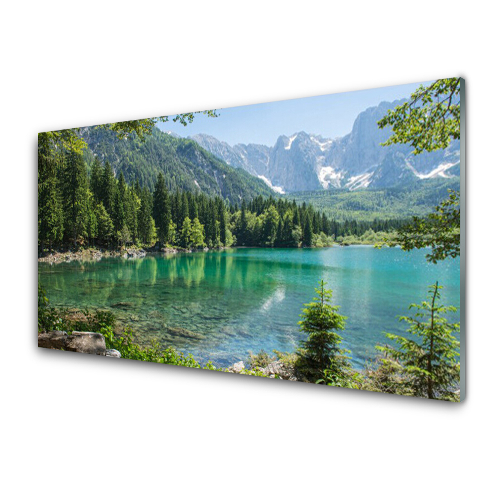 Transparenţă Munți Și Un Lac Frumos