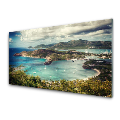 Transparenţă Vedere A Bărcilor Din Golf