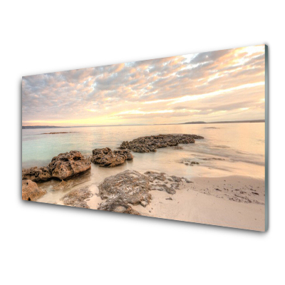 Transparenţă Malul Mării Cu Nori Pastel