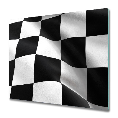 Tocător sticlă Steag în carouri