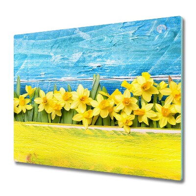 Tocător din sticlă Narcise înflorite