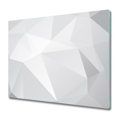 Tocător din sticlă Fond alb