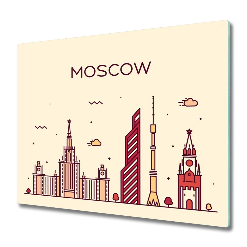 Tocător sticlă Turiști din Moscova