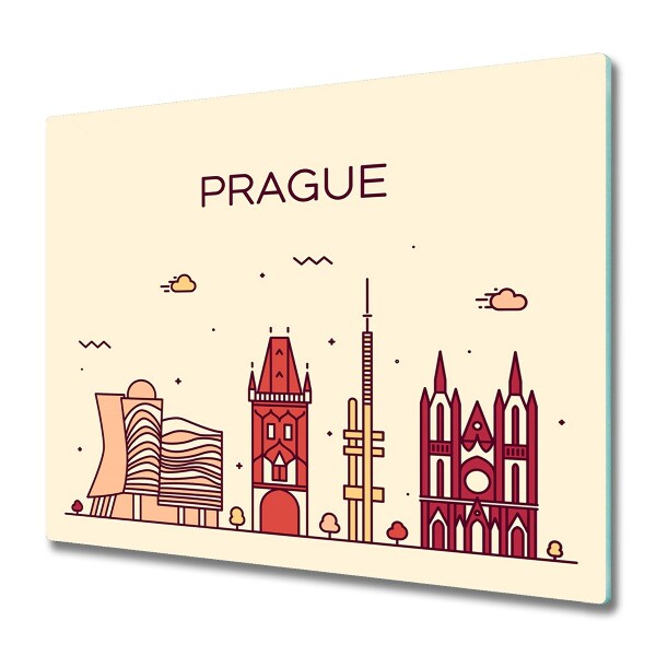 Tocător din sticlă Turist Praga