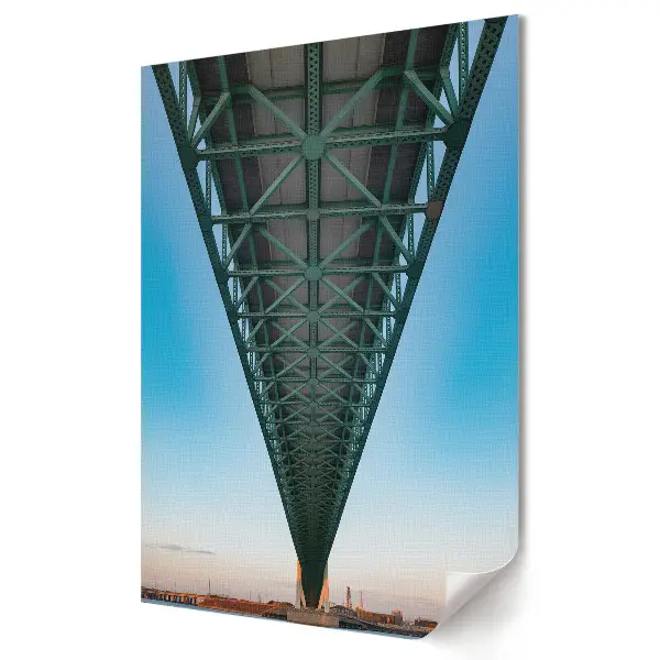 Tablou canvas cu perspectivă de pod și peisaj urban