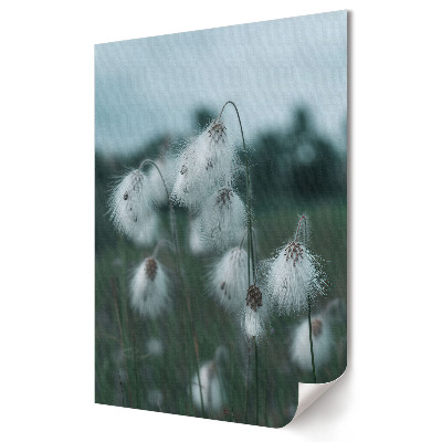 Poster decorativ Flori delicate în haine de iarnă