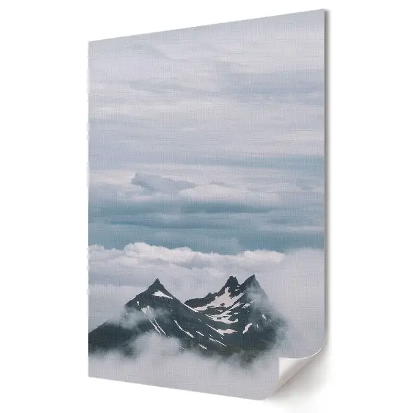 Tablou canvas cu peisaj montan și nori