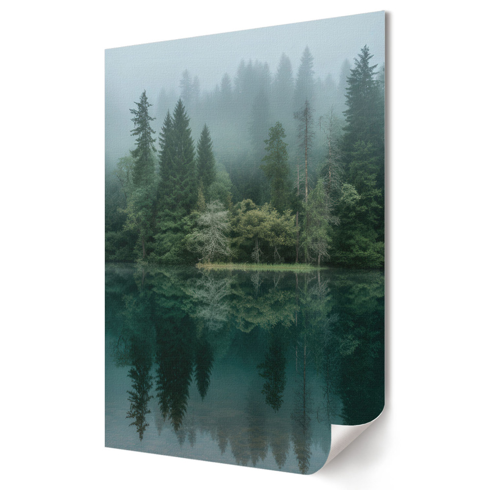 Poster decorativ Seninătatea Naturii: Păduri și Reflecții