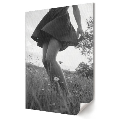 Poster decorativ Eleganță în mișcare în pajiște