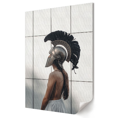 Poster decorativ Un războinic modern într-un stil antic