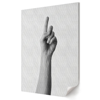 Poster decorativ Un gest care indică noi posibilități