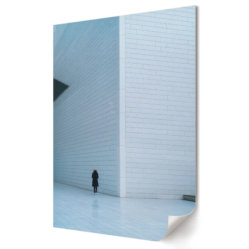 Tablou canvas Grafică murală - Singurătatea în arhitectura modernă
