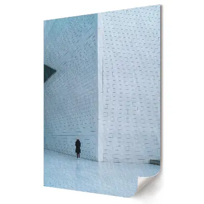 Tablou canvas Grafică murală - Singurătatea în arhitectura modernă