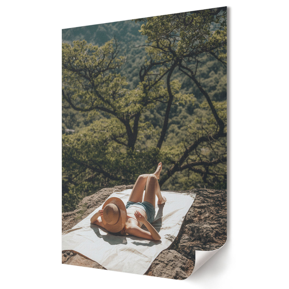 Poster de perete Relaxare în natură: un moment de liniște