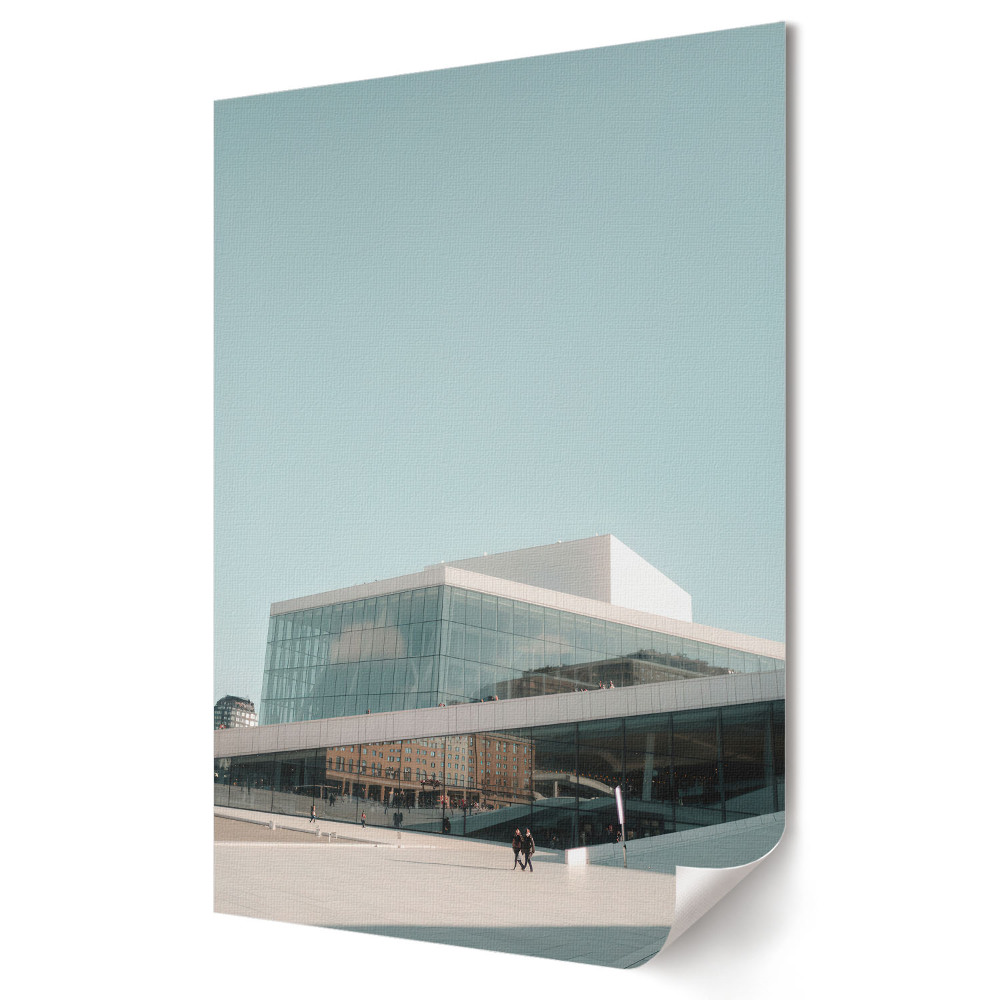 Poster de perete Arhitectura modernă în peisajul urban