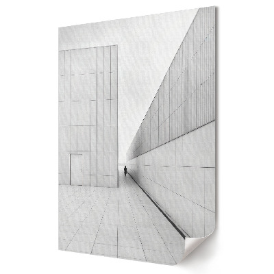 Grafică murală pe pânză Minimalismul în arhitectură: linii curate
