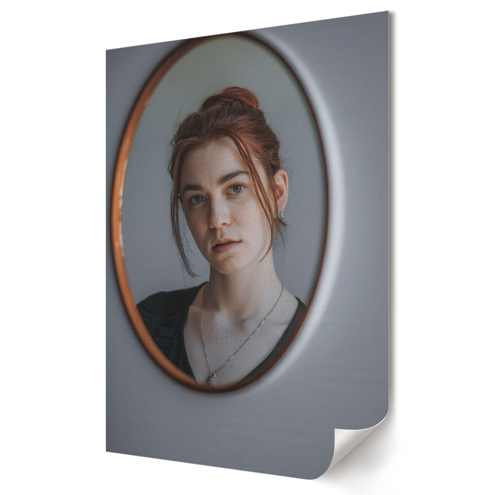 Poster de perete Reflexie în oglindă: Captarea emoțiilor