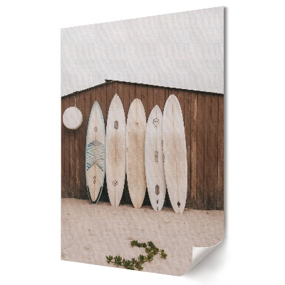 Poster decorativ Pace pe plajă: Plăci de surf