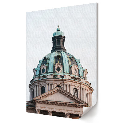 Grafică murală pe pânză Green Dome: Arhitectură în detaliu