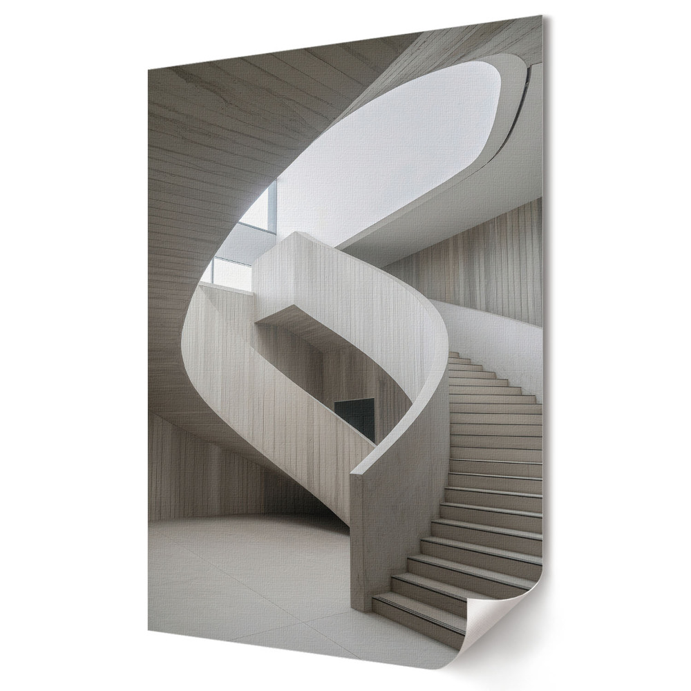 Poster de perete Spirală modernă: Arhitectură și minimalism