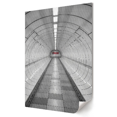 Grafică murală pe pânză Transparență în tunelul orașului