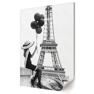 Poster de perete Eleganță alb-negru sub Turnul Eiffel