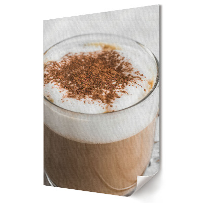 Grafică murală pe pânză Cafea aromatică cu spumă și cacao