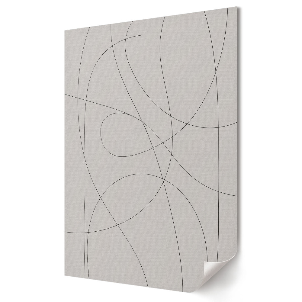 Poster de perete Abstracție minimalistă în nuanțe de gri