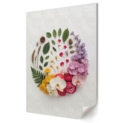 Poster decorativ Compoziție florală în culori naturale