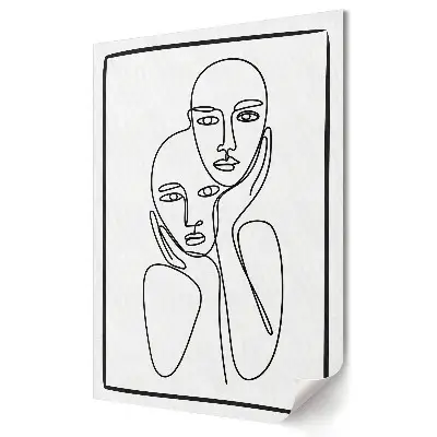 Poster de perete cu design minimalist Complexitatea emoțiilor