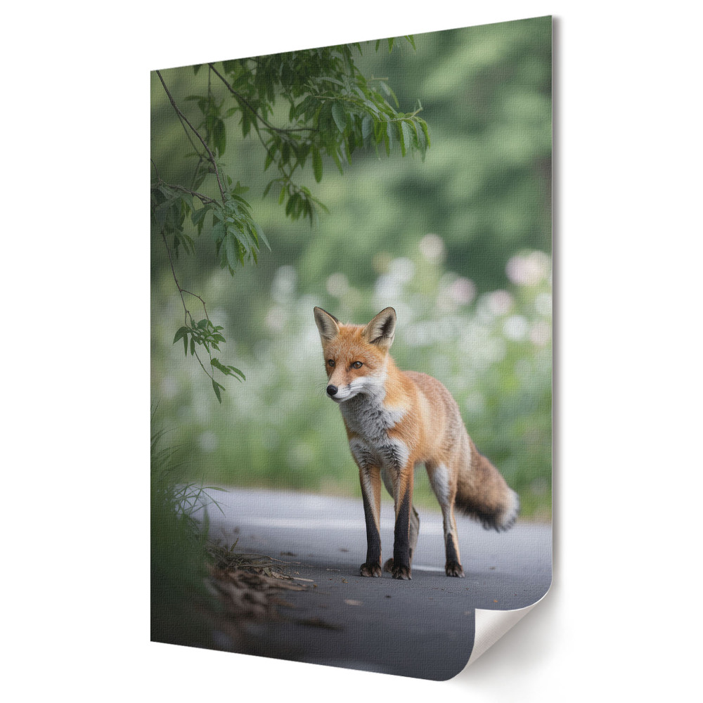 Poster de perete Vulpea în habitatul său natural