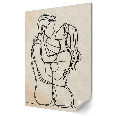 Poster decorativ Intimitate în simplitatea liniilor