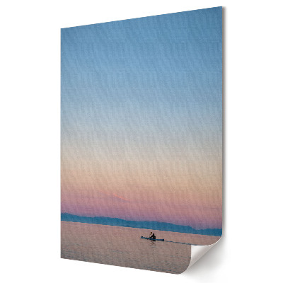 Grafică murală pe pânză O dimineață liniștită lângă lac