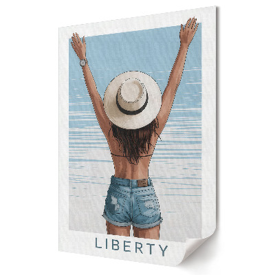 Poster de perete Libertate lângă apă într-o zi însorită