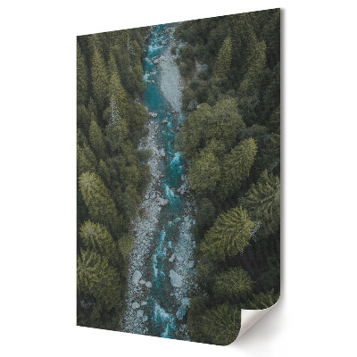 Poster de perete Un paradis verde lângă râu